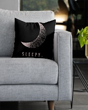 Moon Princess - Beautiful Sleepy 2 Square Pillowcase aos-pillow-square-front-lifestyle-05