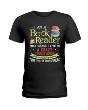 Book reader funny Ladies T-Shirt thumbnail