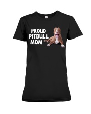 proud pitbull mom Premium Fit Ladies Tee thumbnail