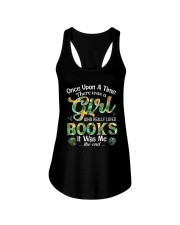 There Was A Girl Who Loved Books Shirt Book Lover Ladies Flowy Tank thumbnail
