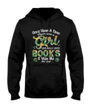 There Was A Girl Who Loved Books Shirt Book Lover Hooded Sweatshirt thumbnail