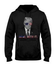deal with it Hooded Sweatshirt front