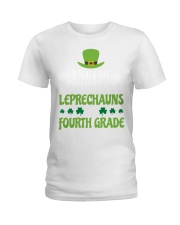 4th Fourth Grade Paddys St Patricks Day Teacher Ladies T-Shirt thumbnail