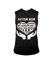 AUTISM AUTISM AUTISM AUTISM AUTISM Sleeveless Tee thumbnail