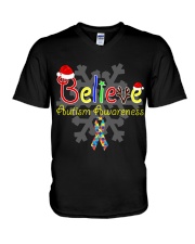 AUTISM AUTISM AUTISM AUTISM AUTISM V-Neck T-Shirt thumbnail