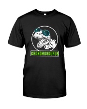 Grandmasaurus Grandma Birthday Dinosaur Lover Gift Classic T-Shirt thumbnail