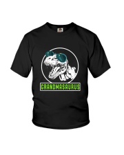 Grandmasaurus Grandma Birthday Dinosaur Lover Gift Youth T-Shirt thumbnail