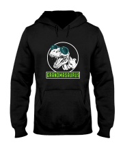 Grandmasaurus Grandma Birthday Dinosaur Lover Gift Hooded Sweatshirt thumbnail