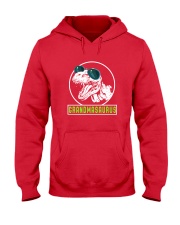 Grandmasaurus Grandma Birthday Dinosaur Lover Gift Hooded Sweatshirt front