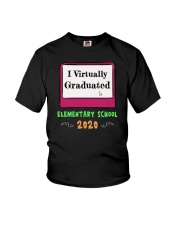I Virtually Graduated Elementary School Funny Tee Youth T-Shirt front