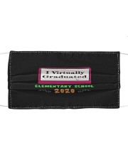 I Virtually Graduated Elementary School Funny Tee Cloth face mask thumbnail