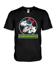 Grandmasaurus Grandma Funny GIft idea for Mimi Tee V-Neck T-Shirt thumbnail