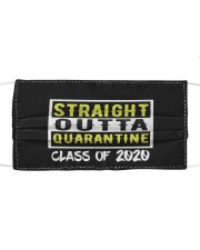 Straight Outta Quarantine Class of 2020 Gift idea Cloth face mask thumbnail