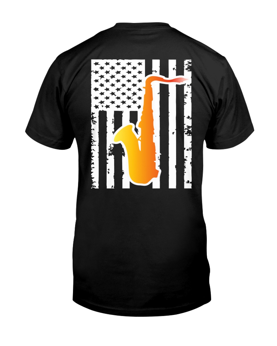 American Flag Saxophone Classic T-Shirt