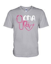 Heartbeat CNA Love V-Neck T-Shirt thumbnail