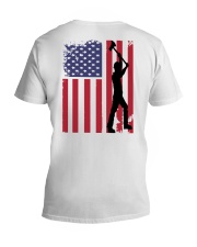 Woodcutter Woodworker V-Neck T-Shirt thumbnail