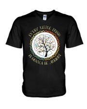 Hippie V-Neck T-Shirt front