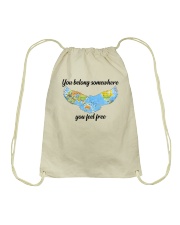 Hippie Drawstring Bag tile