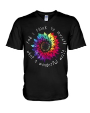Hippie V-Neck T-Shirt front
