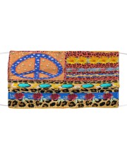 Peace Love Music Cloth face mask front