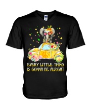 Hippie V-Neck T-Shirt front