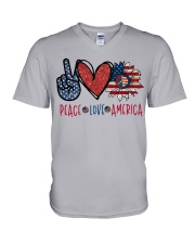 Hippie V-Neck T-Shirt tile