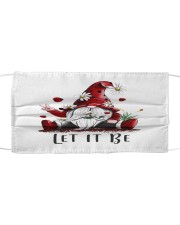 Let It Be Cloth face mask front