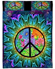 Hippie Large Fleece Blanket - 60" x 80" front