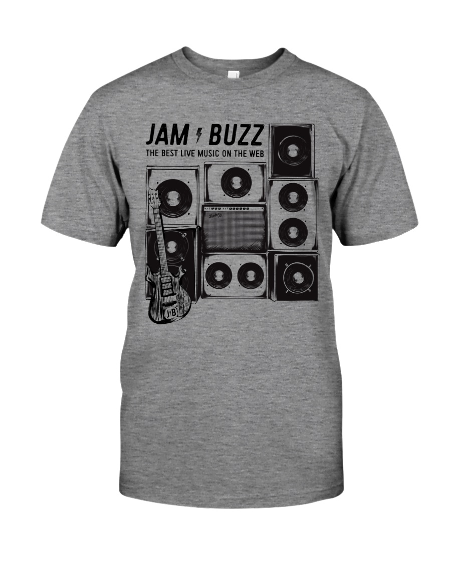 Jam Buzz Jerry Garcia Guitar Tee Classic T-Shirt Premium Fit Mens Tee