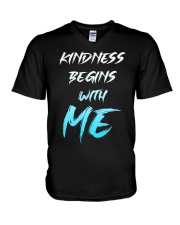 Kindness Begins With Me 1 V-Neck T-Shirt thumbnail