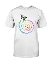 Accept. Adapt. Advocate. Premium Fit Mens Tee tile