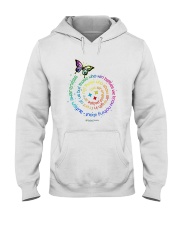 Accept. Adapt. Advocate. Hooded Sweatshirt tile