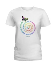 Accept. Adapt. Advocate. Ladies T-Shirt tile