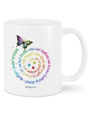 Accept. Adapt. Advocate. Mugs tile