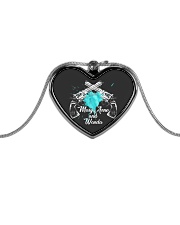 Mary Anne and Wanda - 1 Metallic Heart Necklace thumbnail