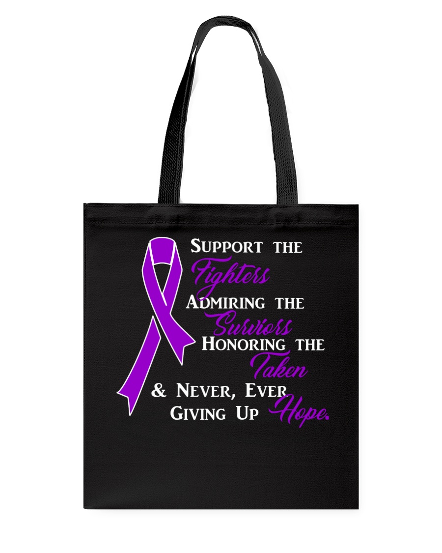 The Purple Ribbon Tote Bag