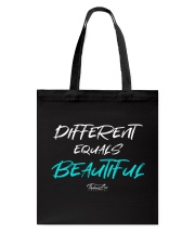 Different Equals Beautiful 2 Tote Bag thumbnail