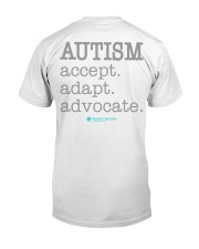 Accept. Adapt. Advocate. Classic T-Shirt back