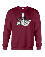 SELF PORTRAIT SERIES: hold on - i'm meditiating Crewneck Sweatshirt front