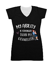 My ability is stronger than my disability All-over Dress front
