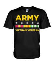 Mens Vietnam Veteran Shirt Army Veteran Tshirt Vet V-Neck T-Shirt thumbnail