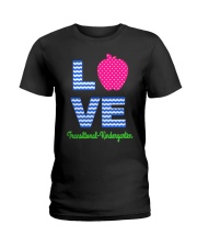 Love Transitional Kindergarten Shirt For Teacher K Ladies T-Shirt thumbnail