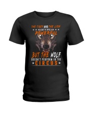 The Wolf Tshirt - Font print Ladies T-Shirt thumbnail
