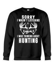 Funny Hunting mug Gift for Bow and Rifle Deer H Crewneck Sweatshirt thumbnail