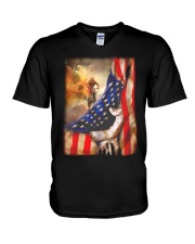 Rider Flag Tshirt V-Neck T-Shirt thumbnail