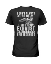 LISTEN TO MY EXHAUST Ladies T-Shirt thumbnail