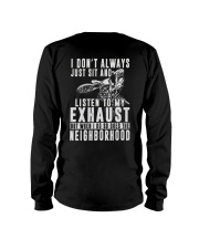 LISTEN TO MY EXHAUST Long Sleeve Tee thumbnail