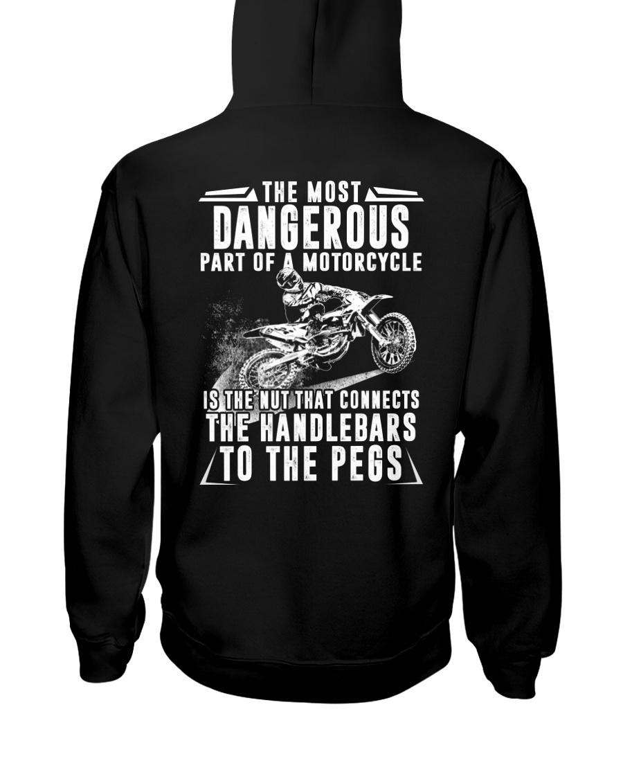 Motocross - Most Dangerous Part Hooded Sweatshirt