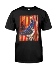 USA Flag Motocross Premium Fit Mens Tee thumbnail