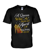 April 5th V-Neck T-Shirt thumbnail